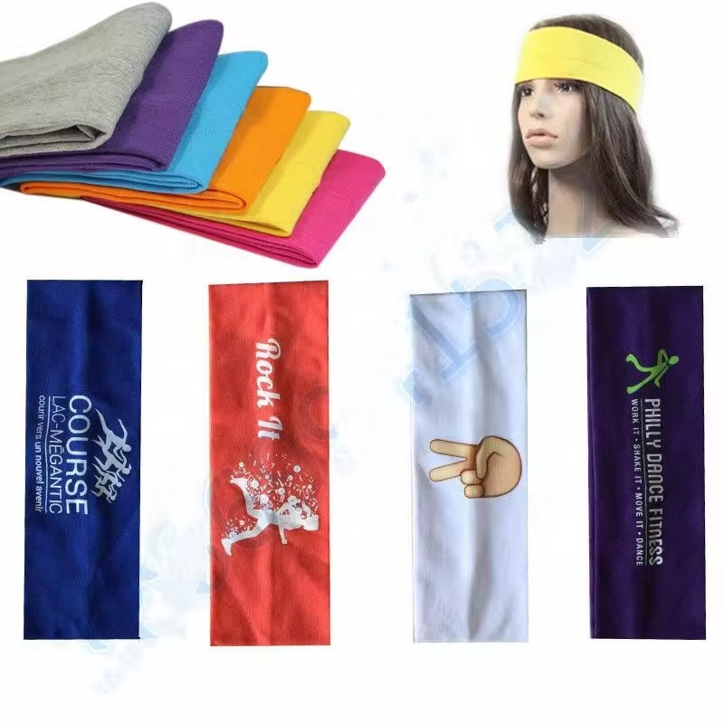 Opaski sportowe do jogi z logo Turban